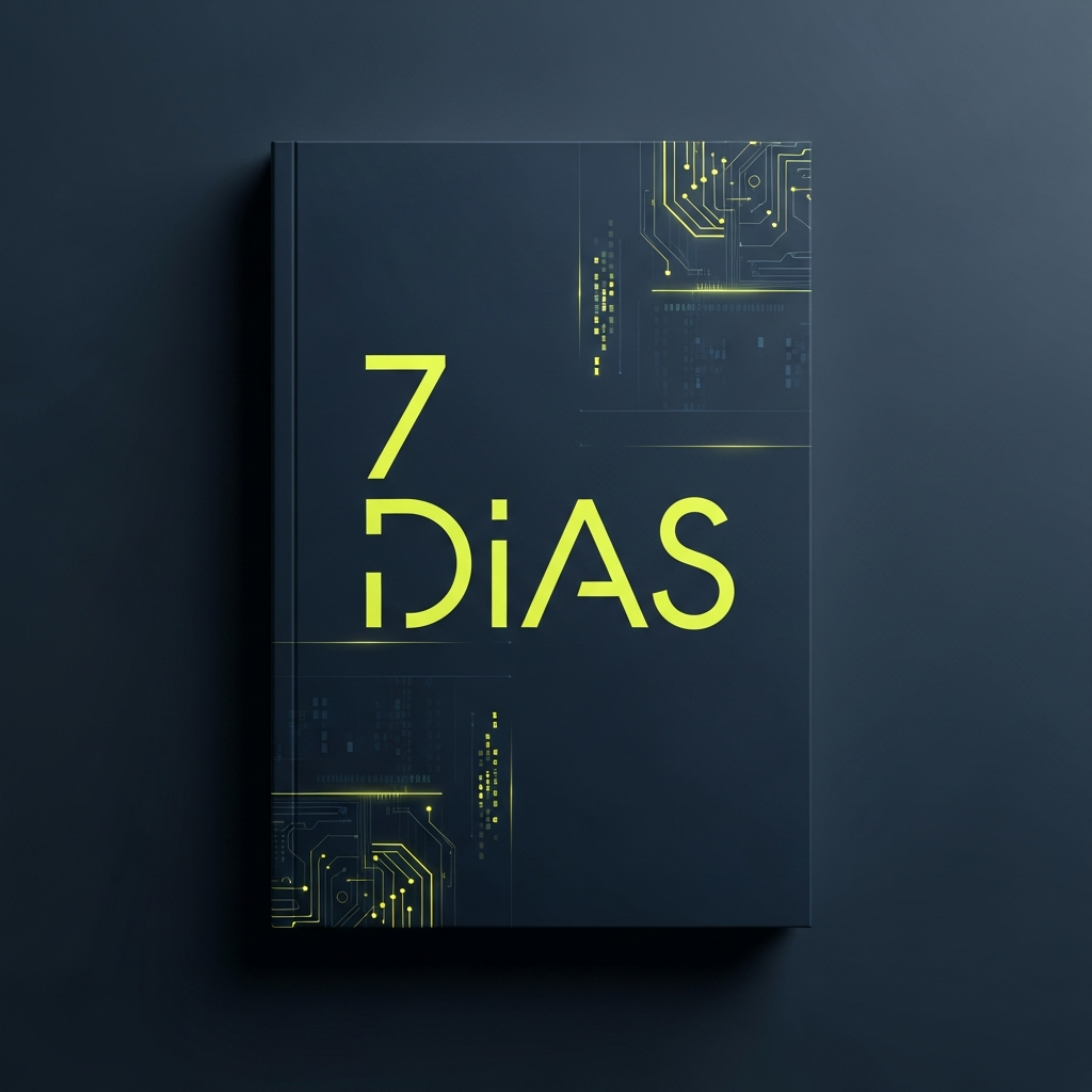Plan IA 7 Días — Mockup ebook digital con plantillas IA