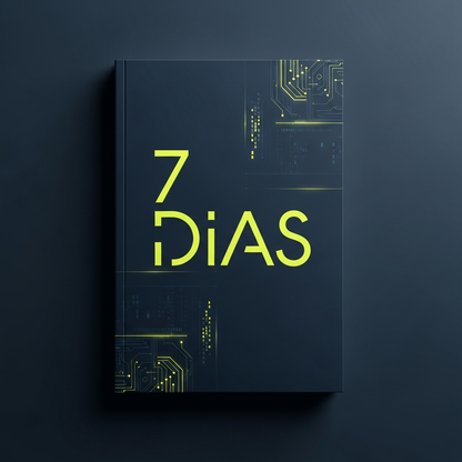 Plan IA 7 Días — Mockup ebook digital con plantillas IA